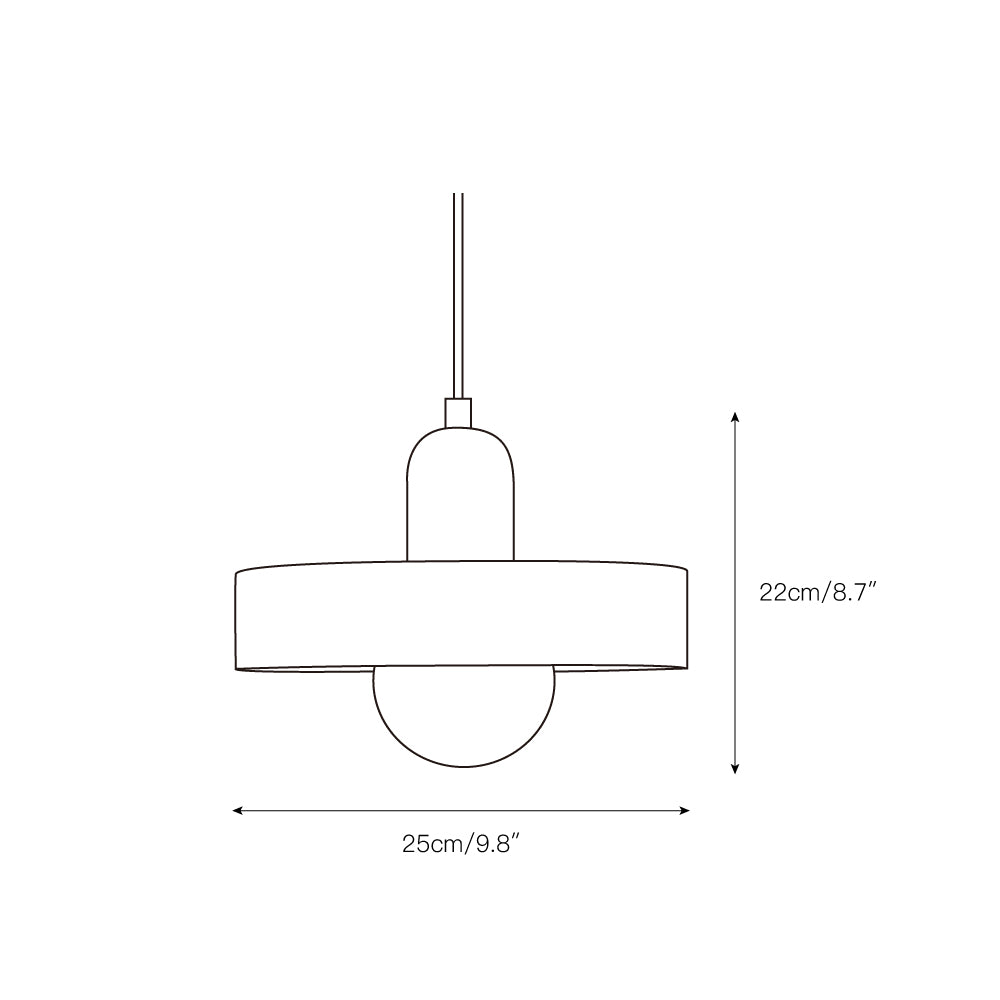 Lámpara colgante Mieliz