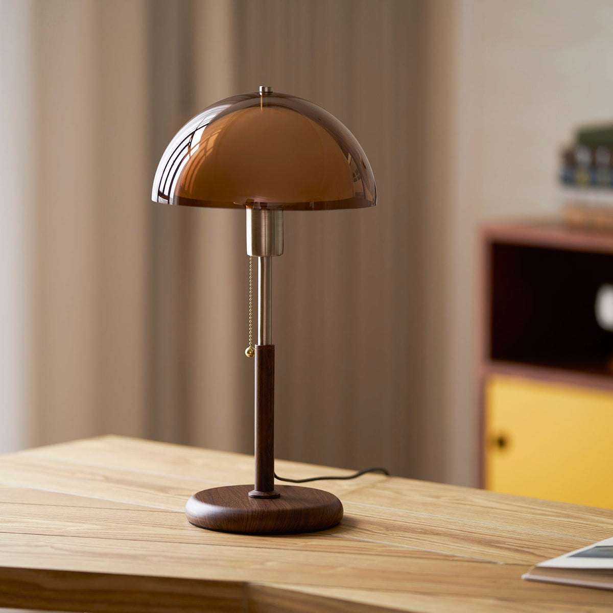 Lámpara de mesa retro Monteorio