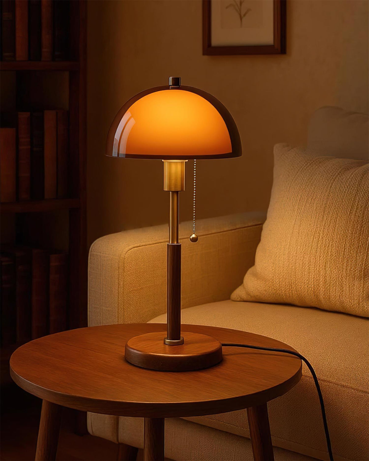 Lámpara de mesa retro Monteorio