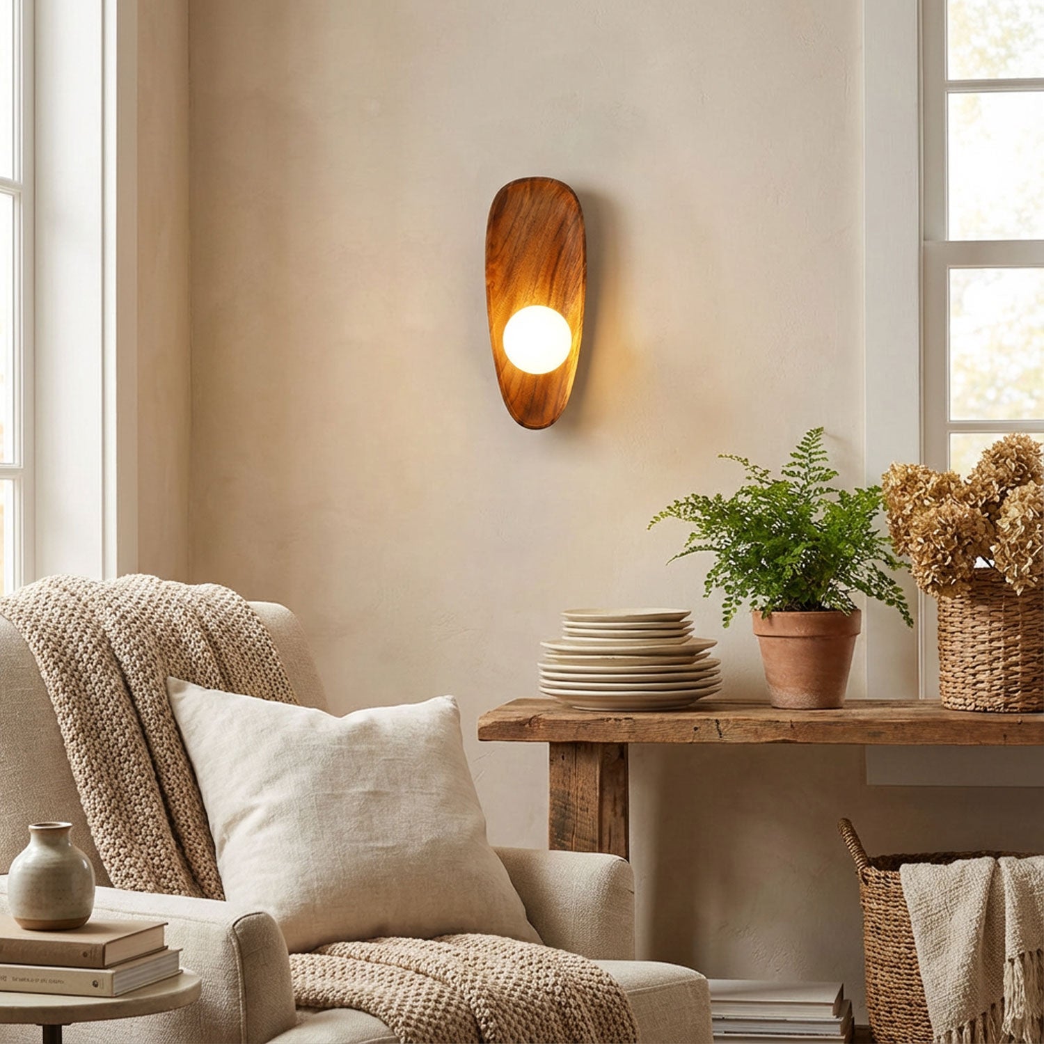 Aplique de pared minimalista Luzava