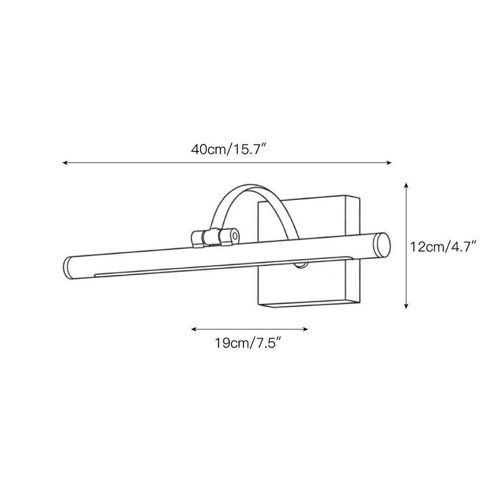 Aplique de pared lineal Lolael