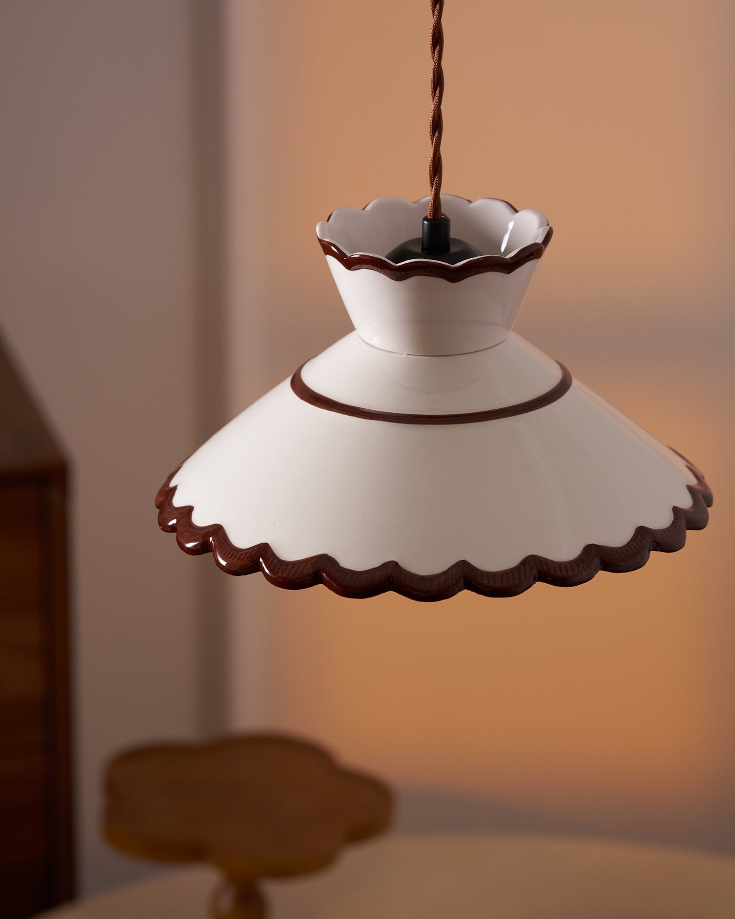 Lámpara colgante vintage Dolen