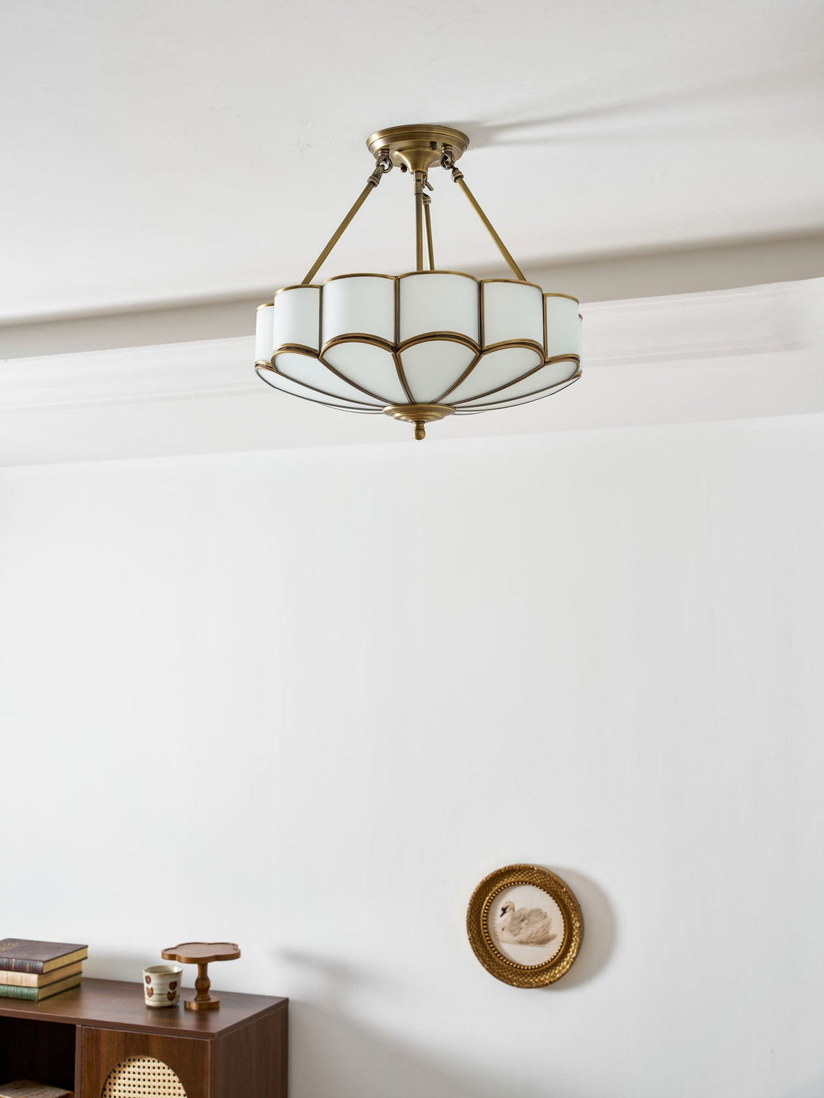 Flower Shape Glass Ceiling Light – detail 13