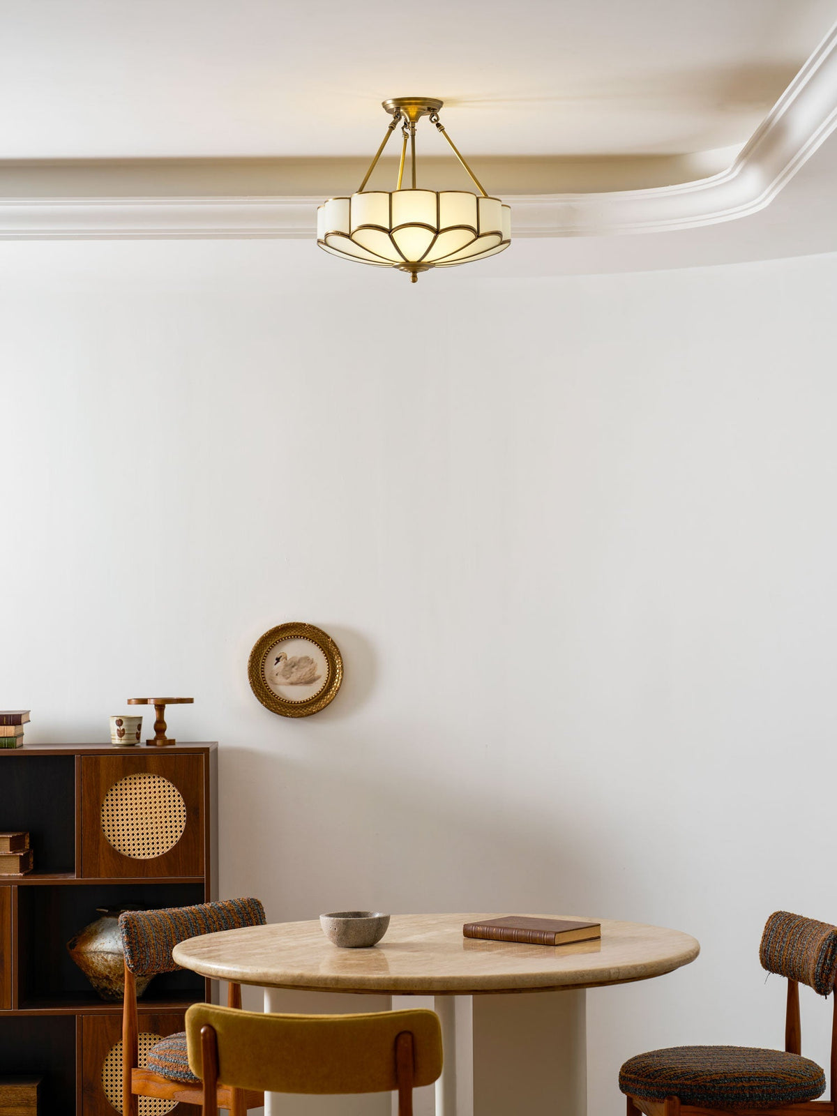 Flower Shape Glass Ceiling Light – detail 15