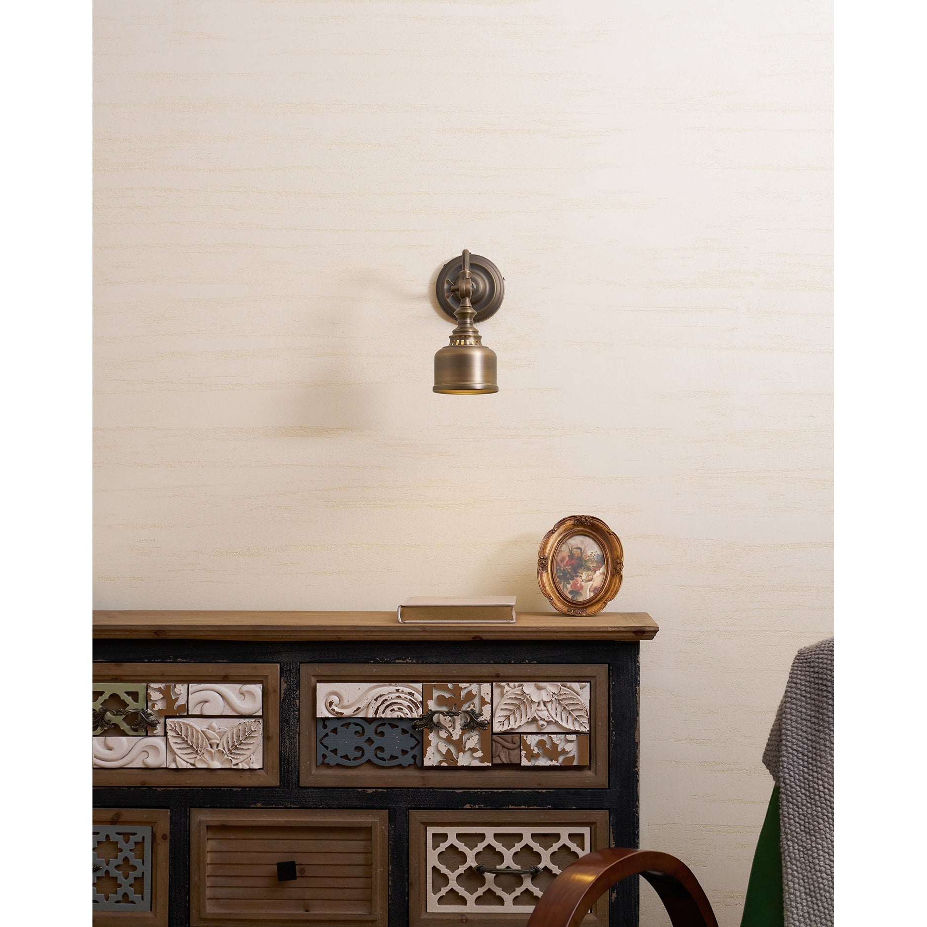 Aplique de pared vintage Nacarano