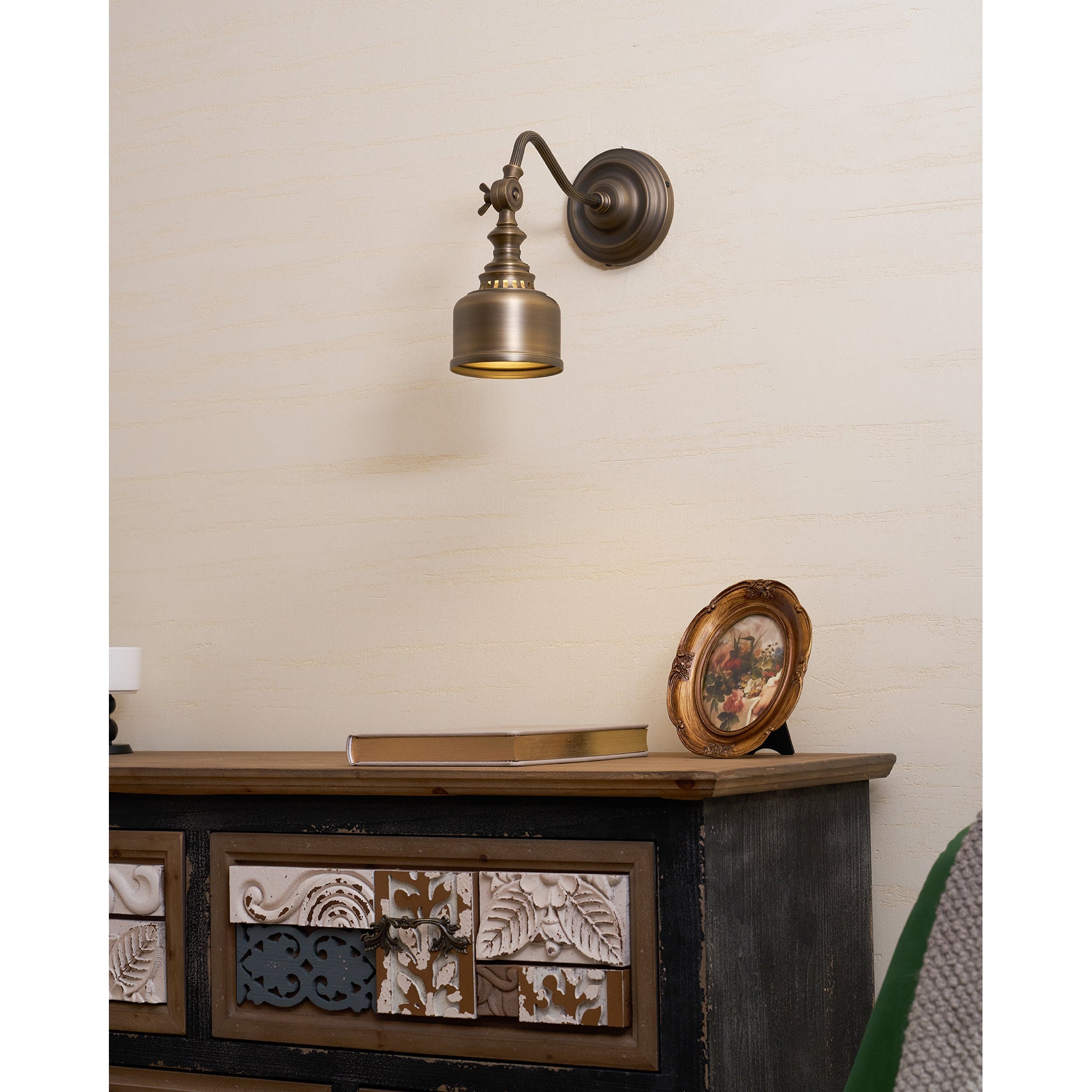Aplique de pared vintage Nacarano