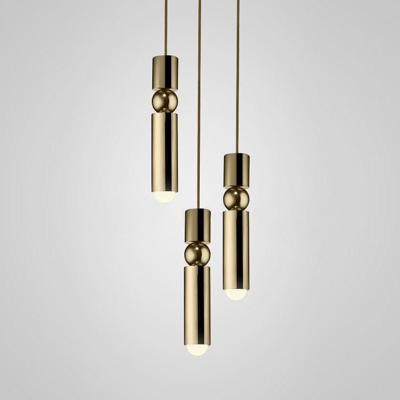Lámpara colgante tubular Lirioara