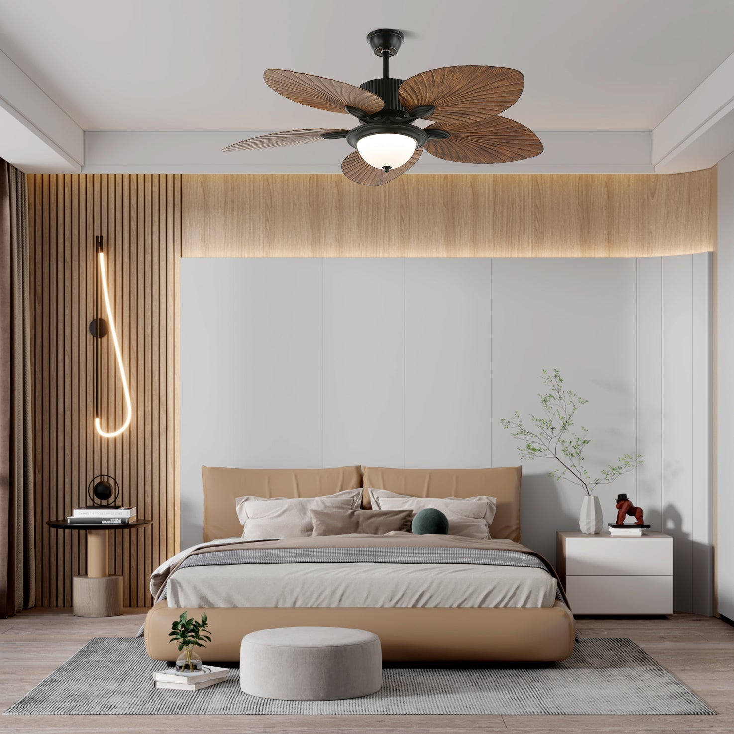 Lámpara con ventilador de techo Soriella
