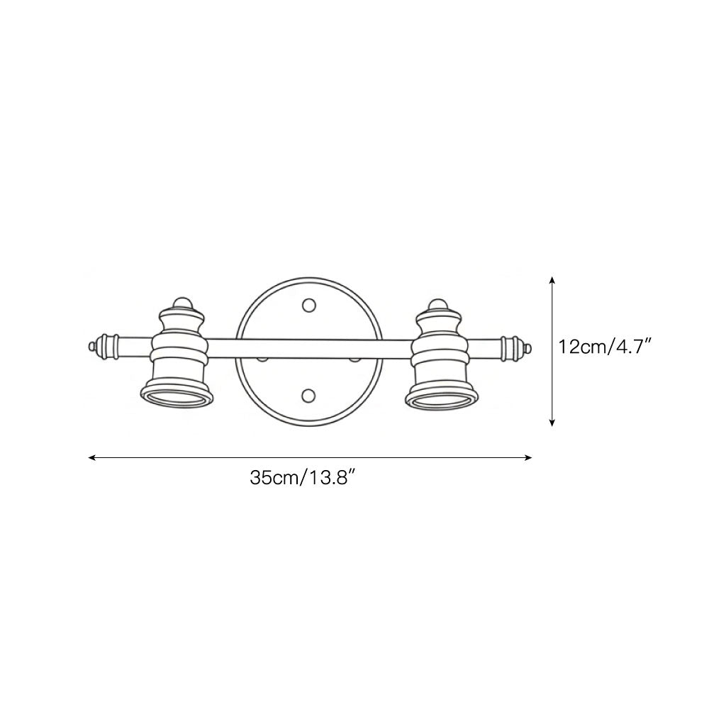 Aplique de pared lineal Moraento