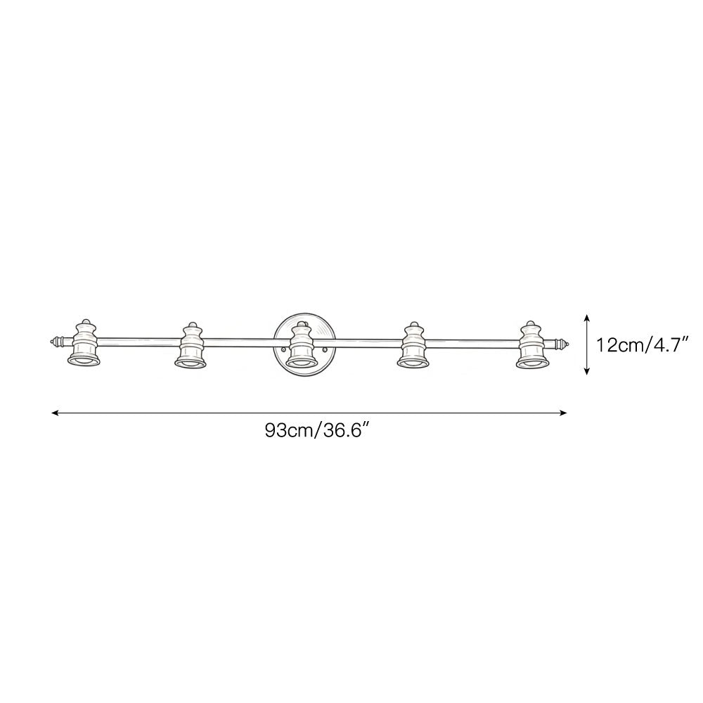 Aplique de pared lineal Moraento