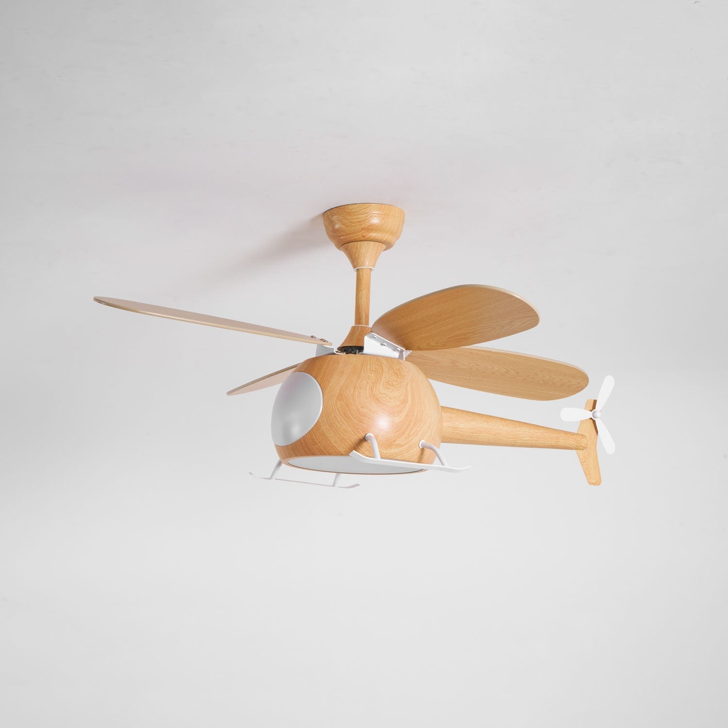 Ventilador de techo Jaraiso con forma de helicóptero