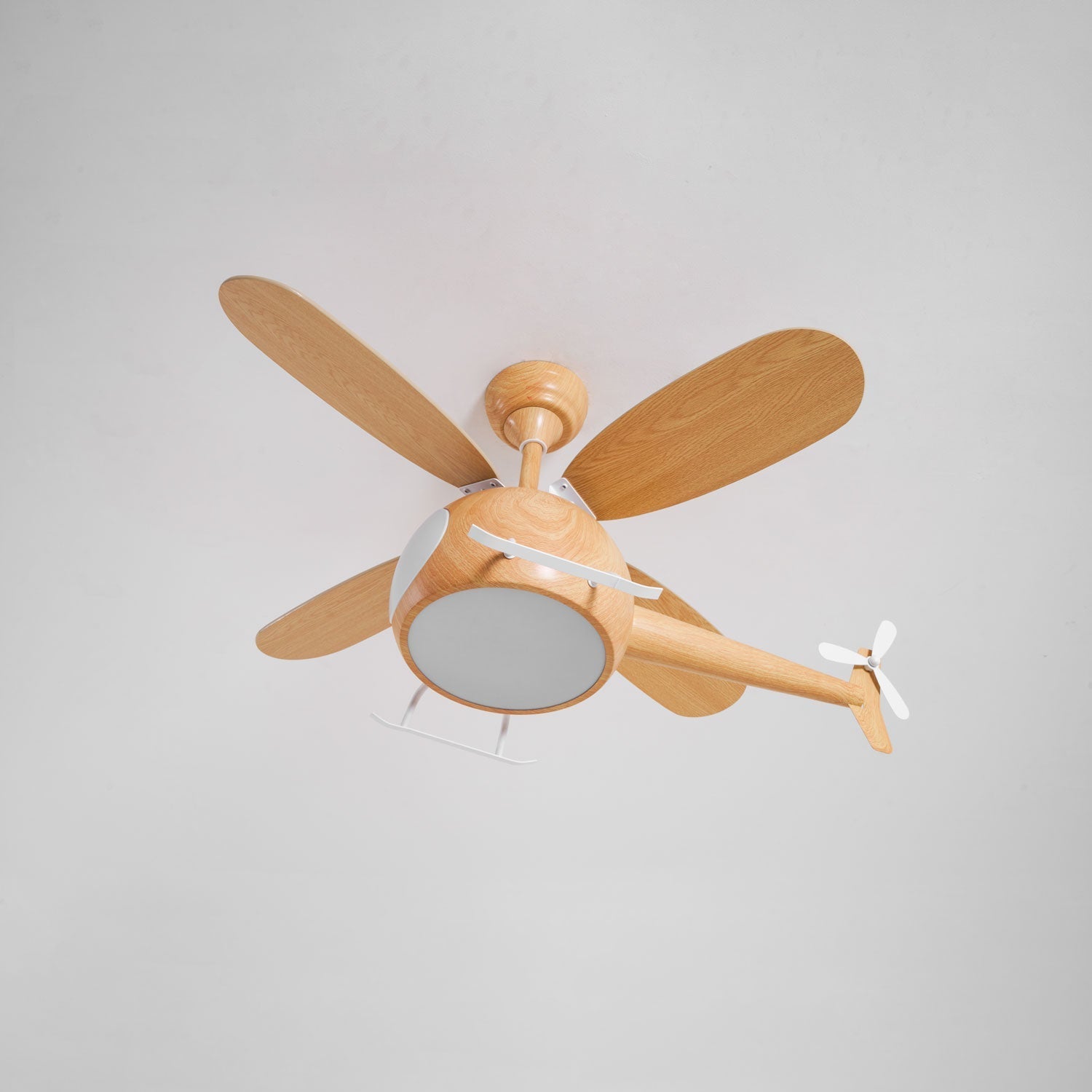 Ventilador de techo Jaraiso con forma de helicóptero