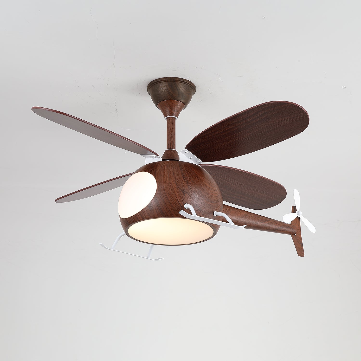 Ventilador de techo Jaraiso con forma de helicóptero