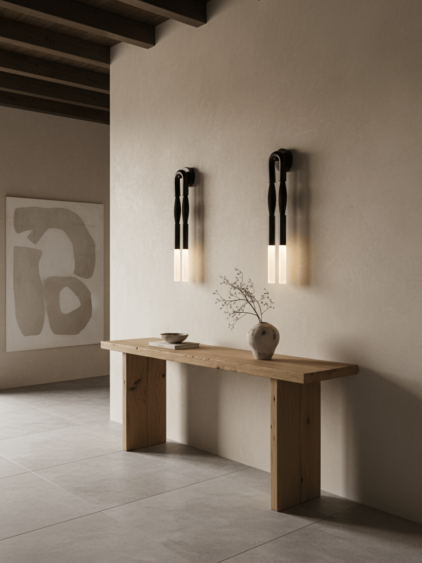 Horsehair Wall Lamp – detail 8