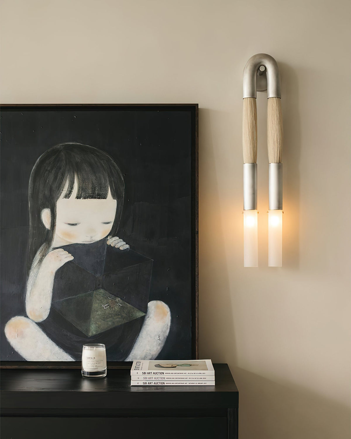 Horsehair Wall Lamp – detail 20