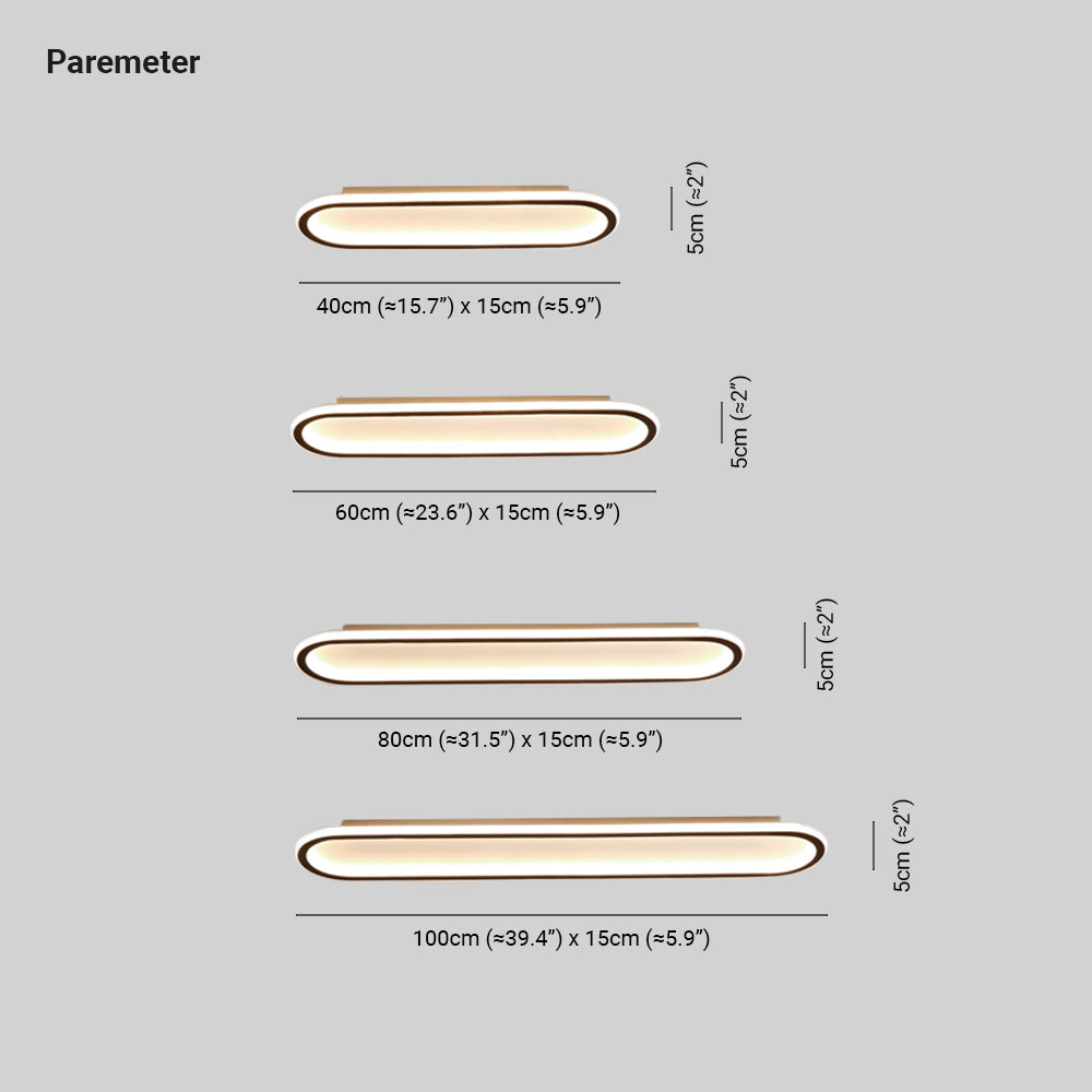 Plafón minimalista Islaono