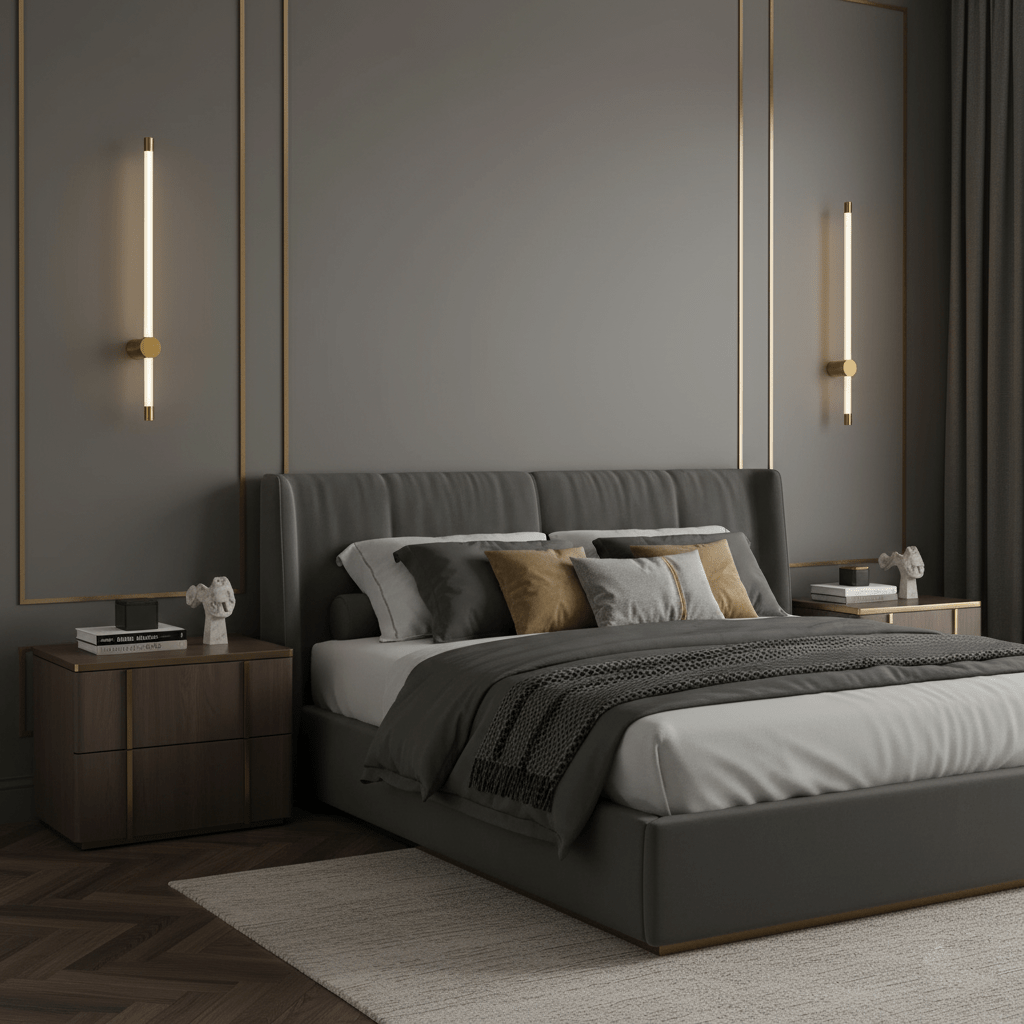 Aplique de pared lineal Mosois