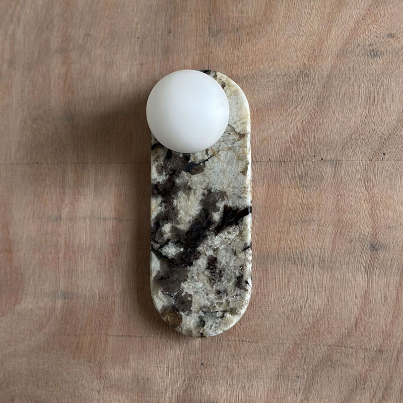 Aplique de pared ovalado Estraoro