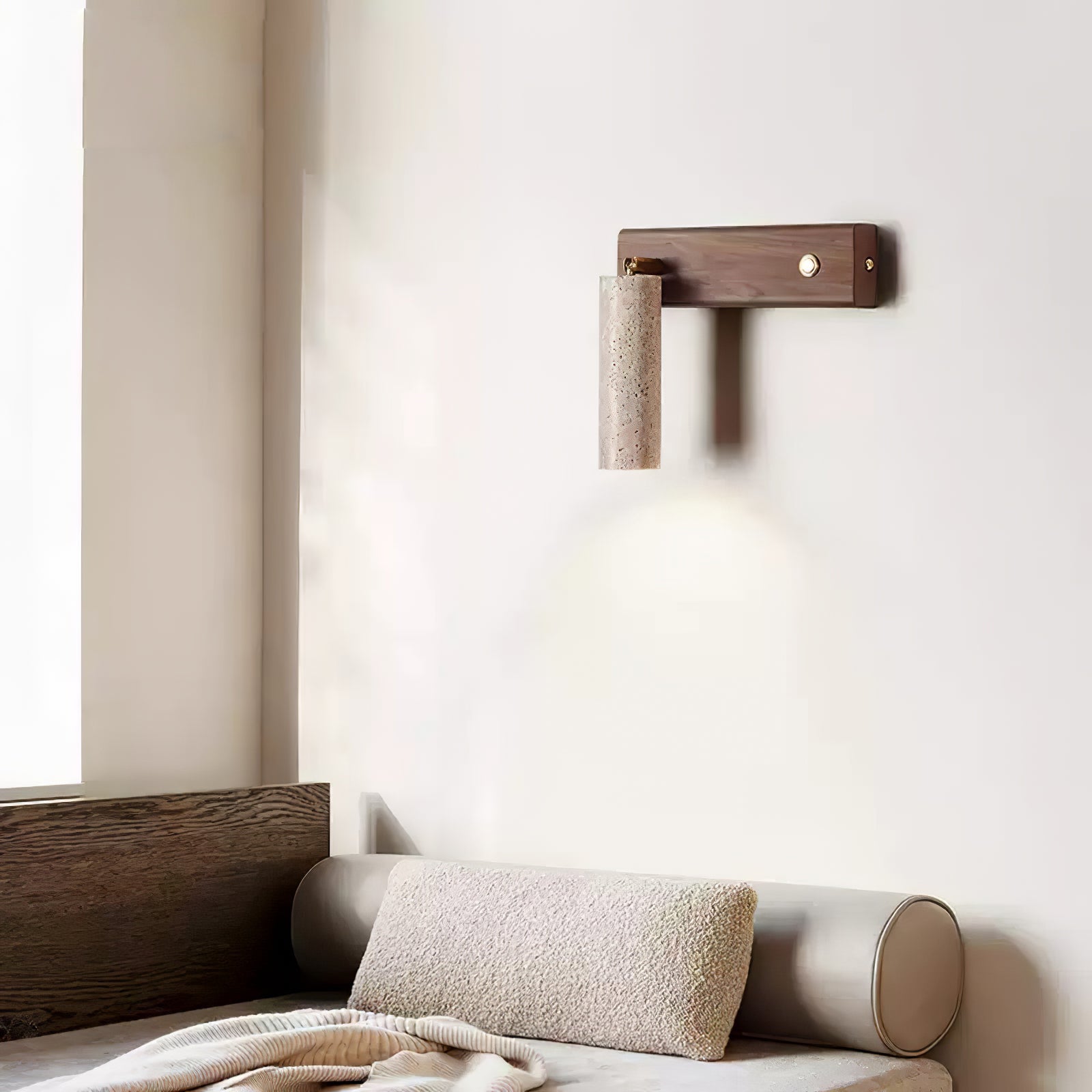 Aplique de pared tubular Dinauna
