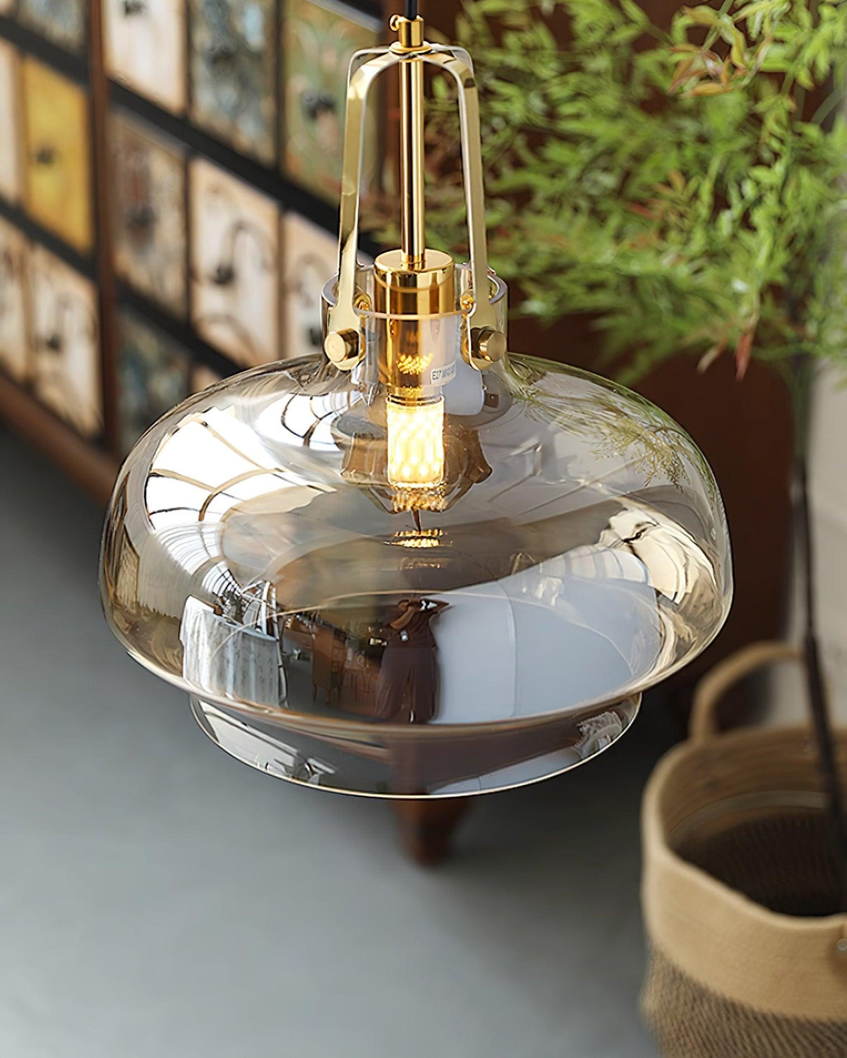 Lámpara colgante Bauhaus Lunaia