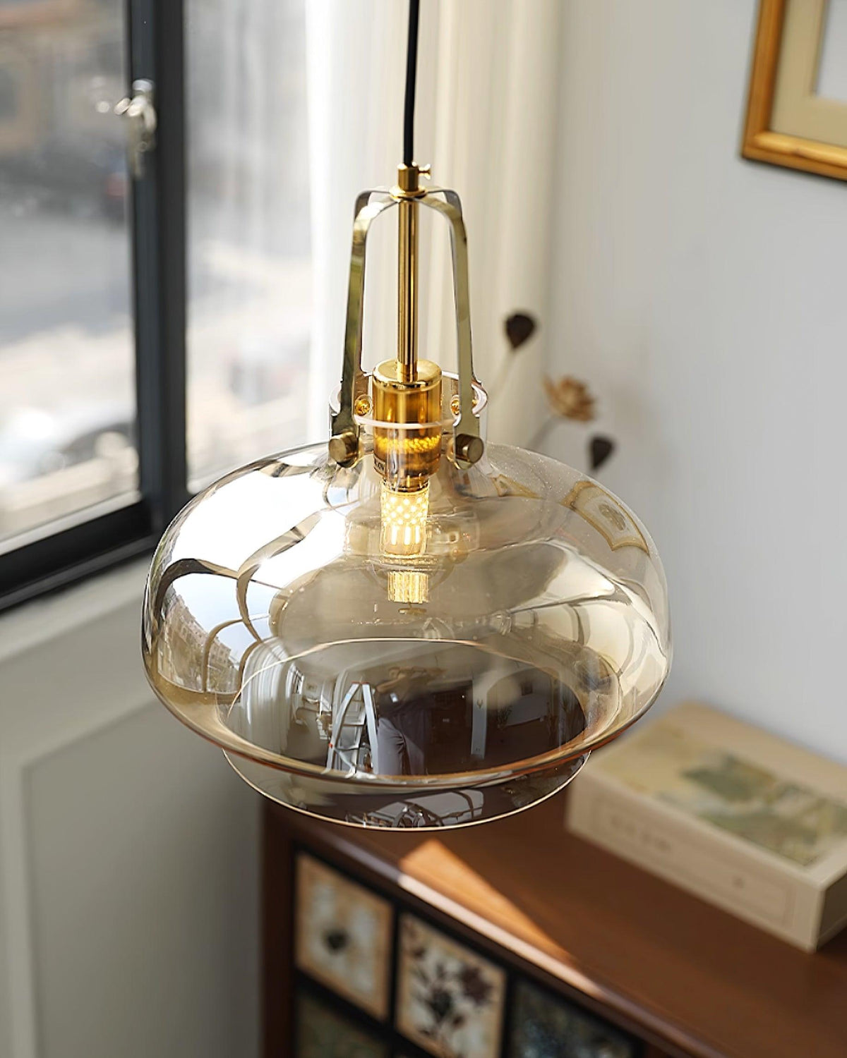 Lámpara colgante Bauhaus Lunaia