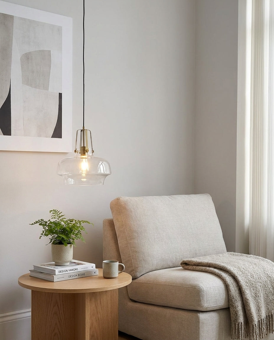 Lámpara colgante Bauhaus Lunaia