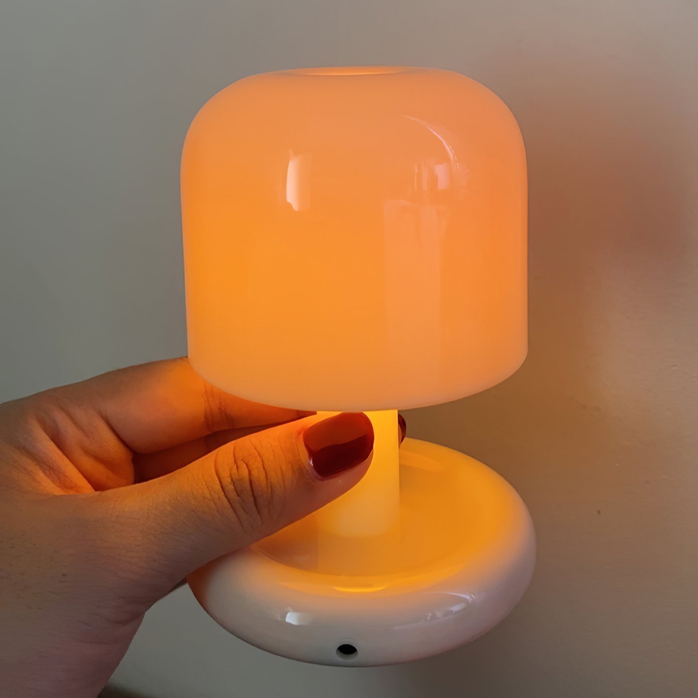 Lámpara de mesa tipo seta Fevelia