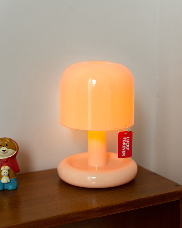 Lámpara de mesa tipo seta Fevelia
