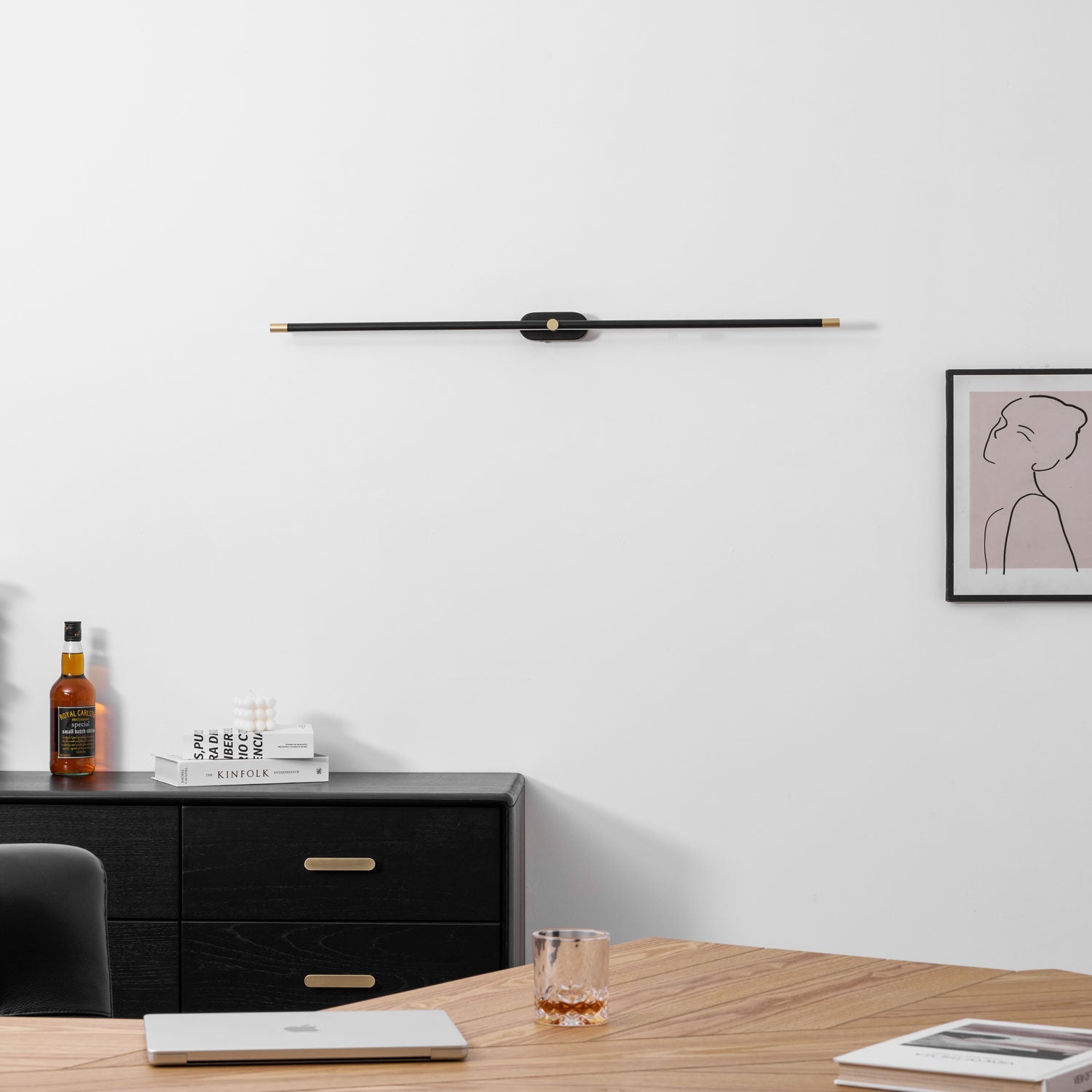 Aplique de pared lineal Coraio