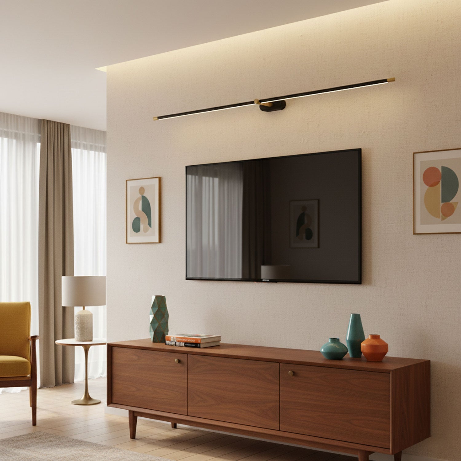 Aplique de pared lineal Coraio