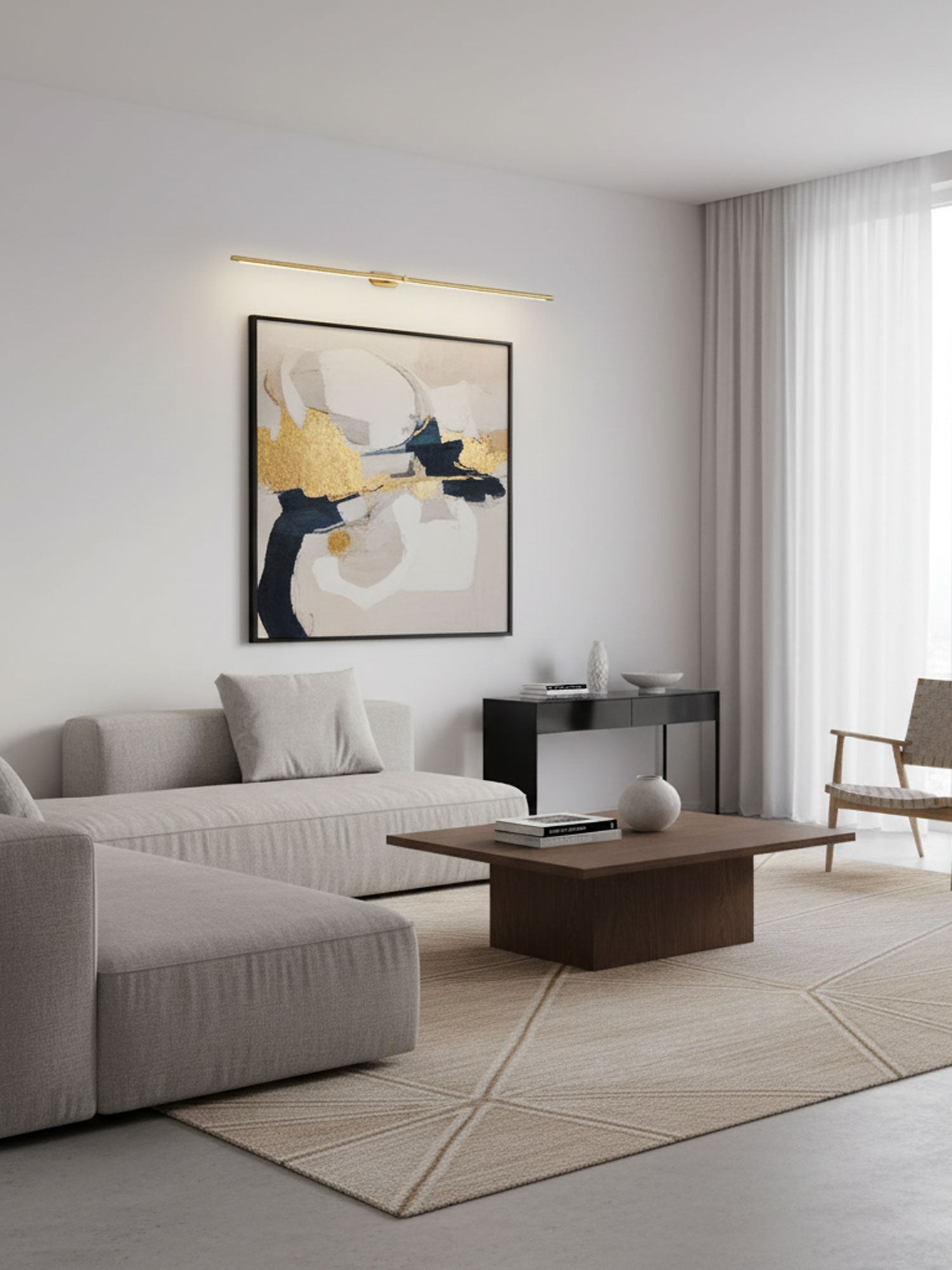 Aplique de pared lineal Goza