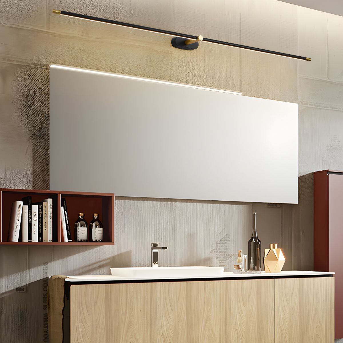Aplique de pared lineal Coraio