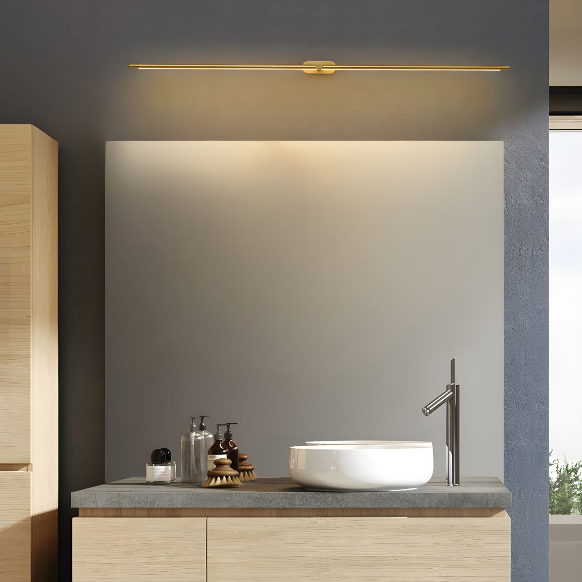 Aplique de pared lineal Coraio
