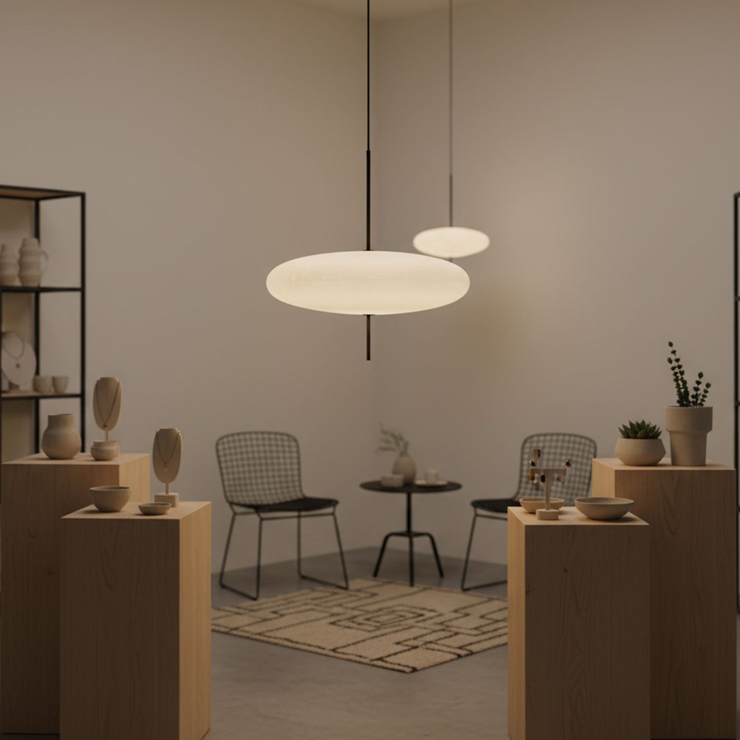 Lámpara colgante minimalista Lirioay
