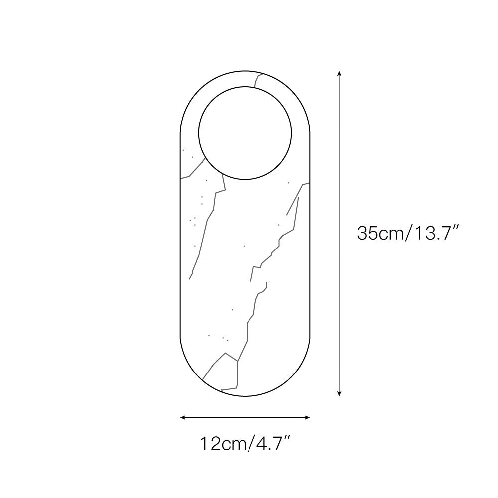 Aplique de pared globo Iavo