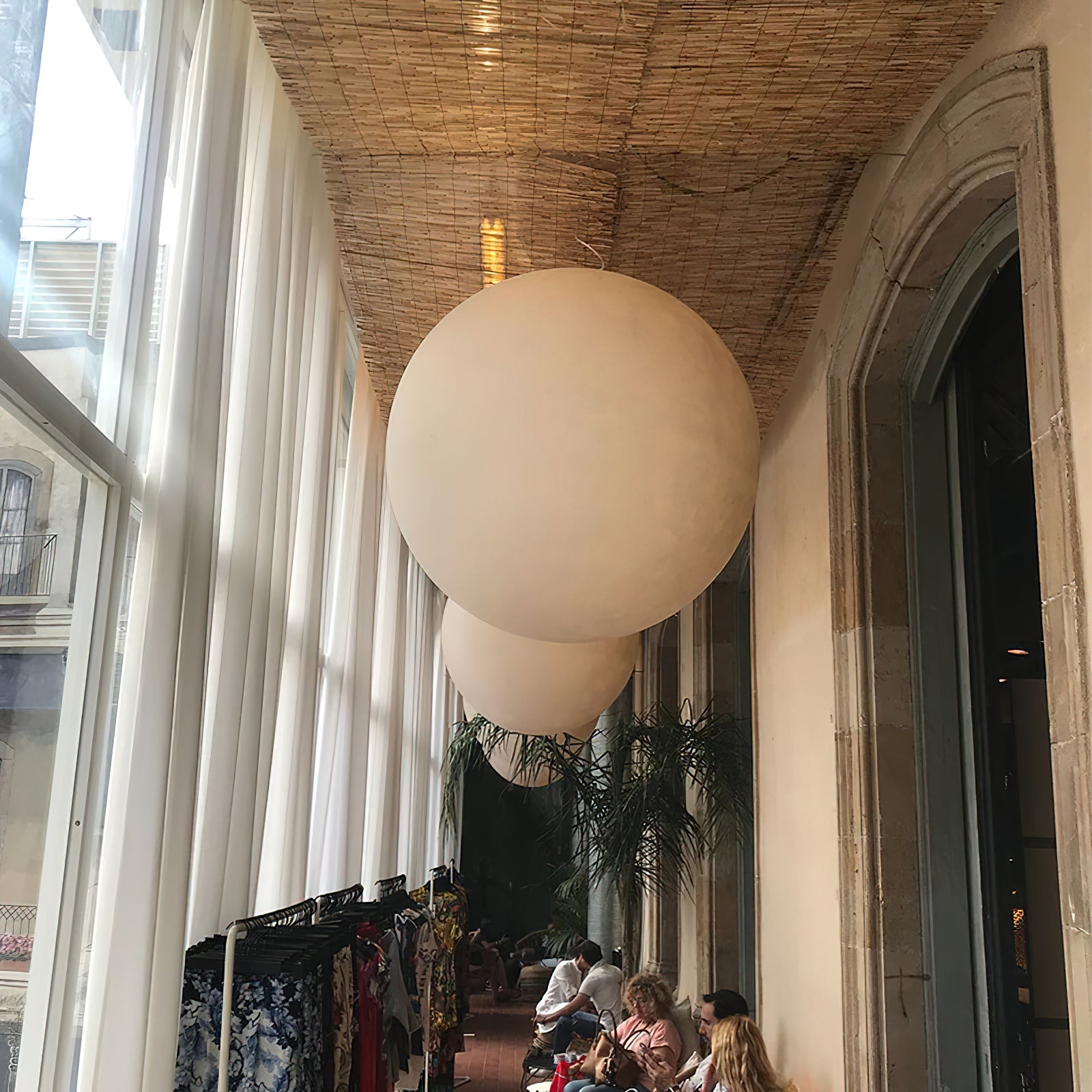 Lámpara colgante globo Alaera