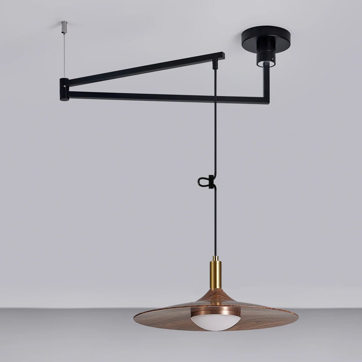 Lámpara colgante articulada Ciraento