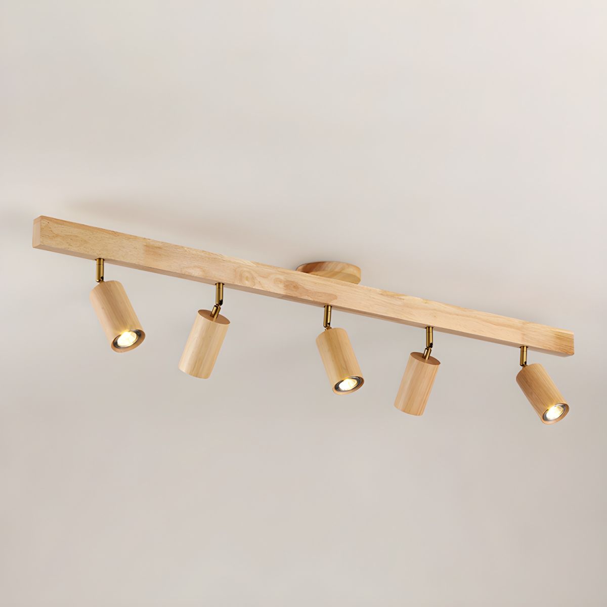 Natural Wood Beam Spotlight Light – detail 7
