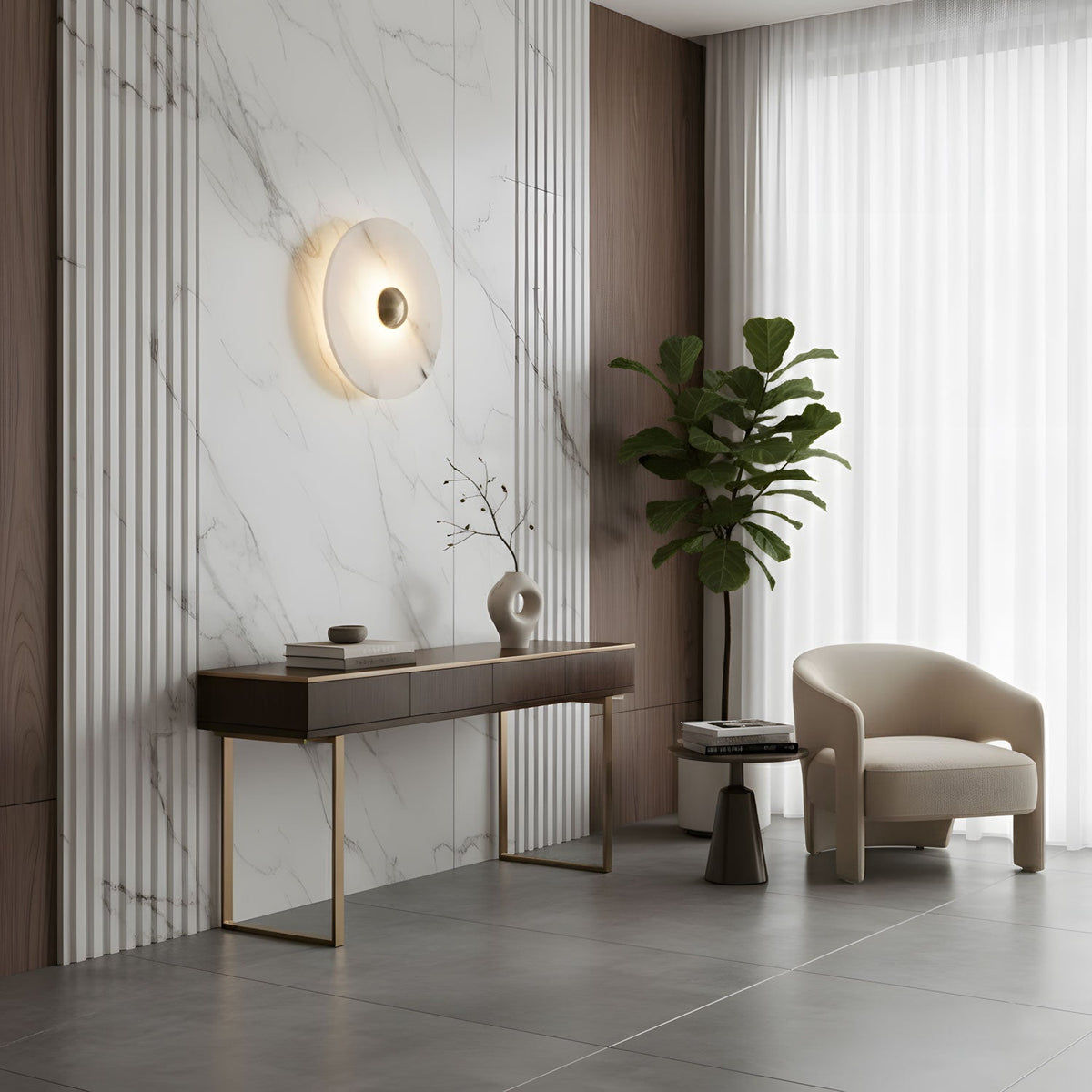 Nayra Alabaster Wall Lamp – detail 7