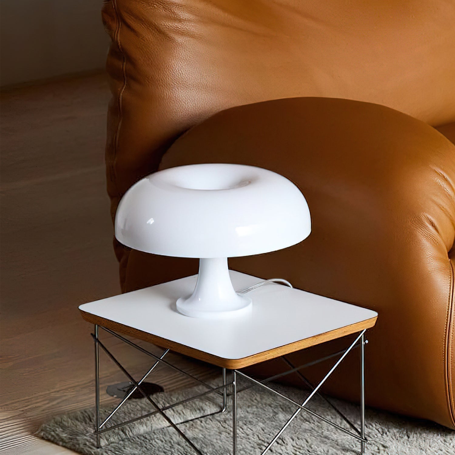 Lámpara de mesa tipo seta Naraila