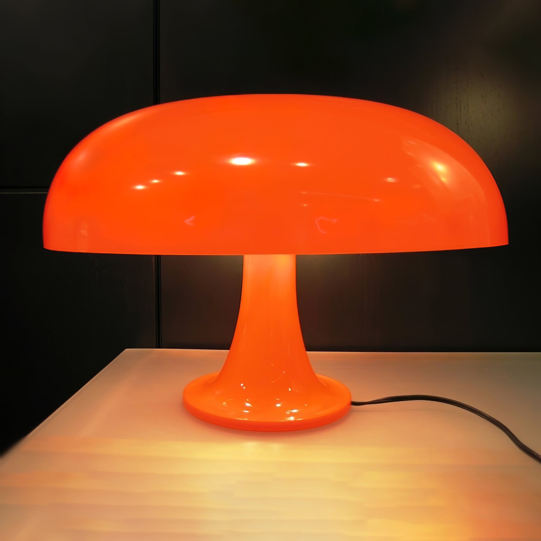 Lámpara de mesa tipo seta Naraila