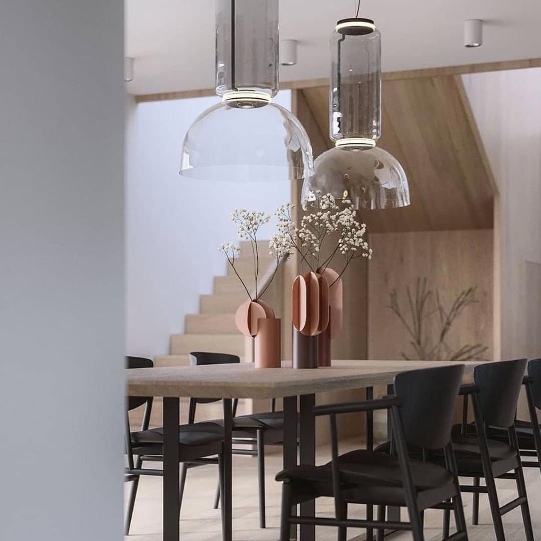 Lámpara colgante minimalista Arieva