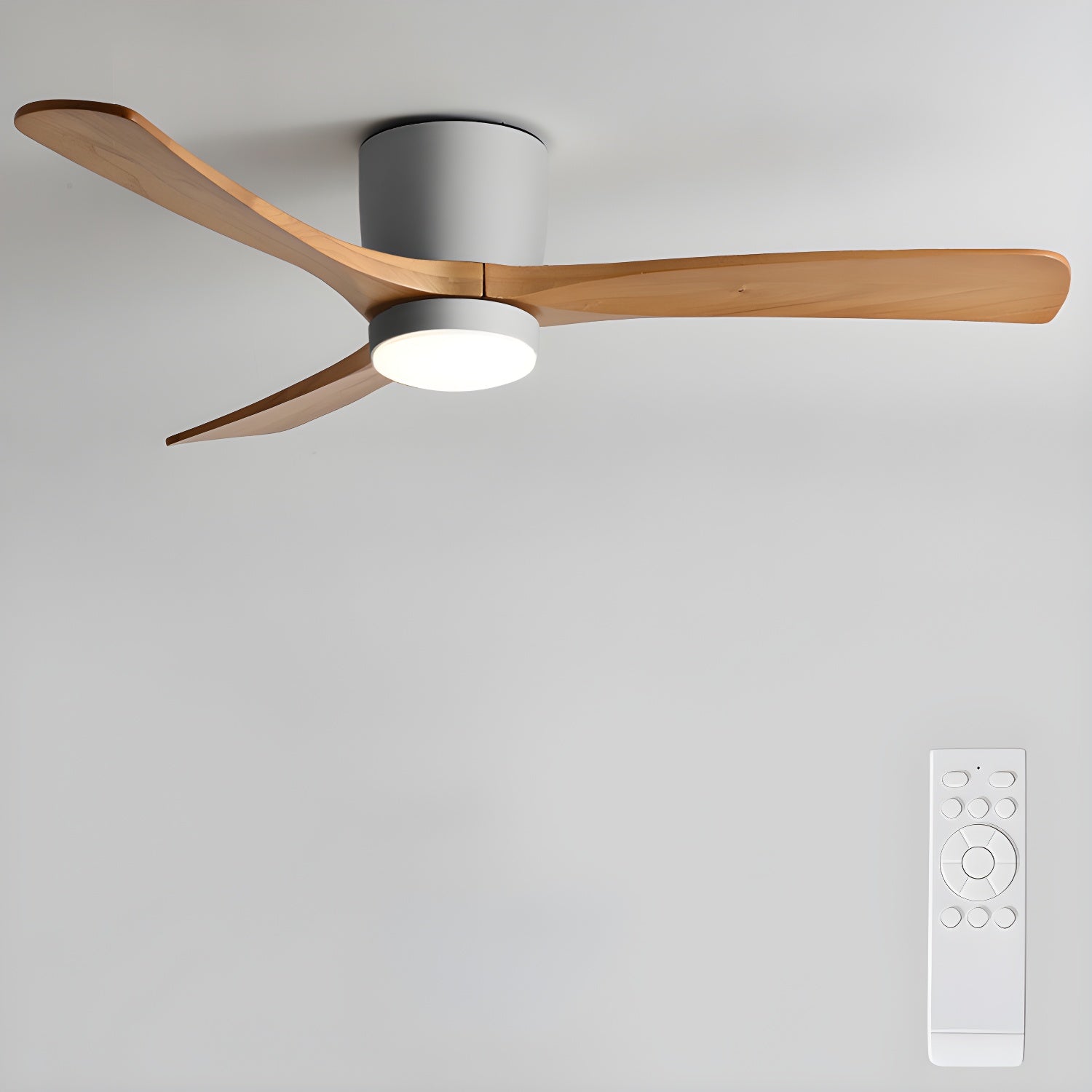 Ventilador de techo LED de madera Looma