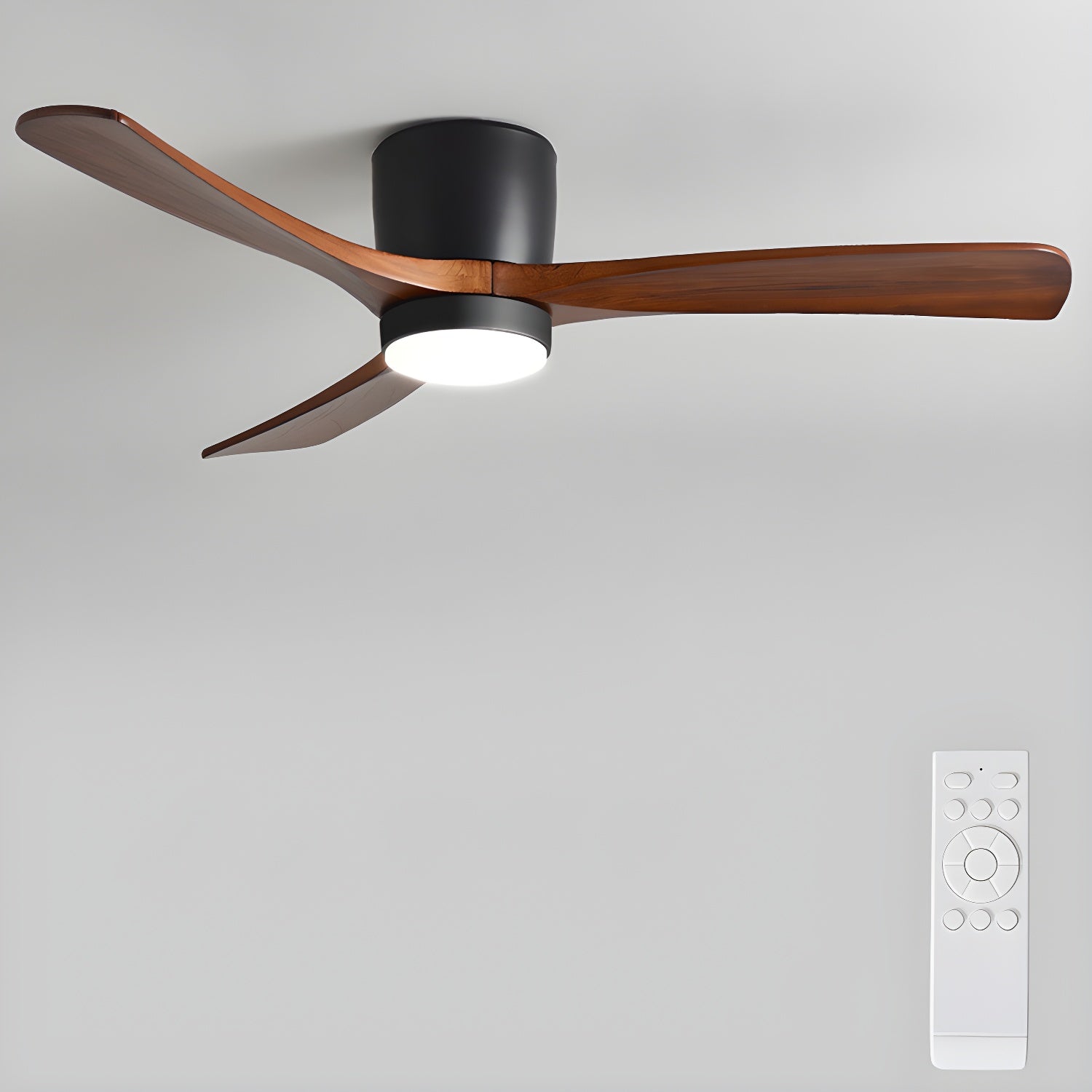 Ventilador de techo LED de madera Looma