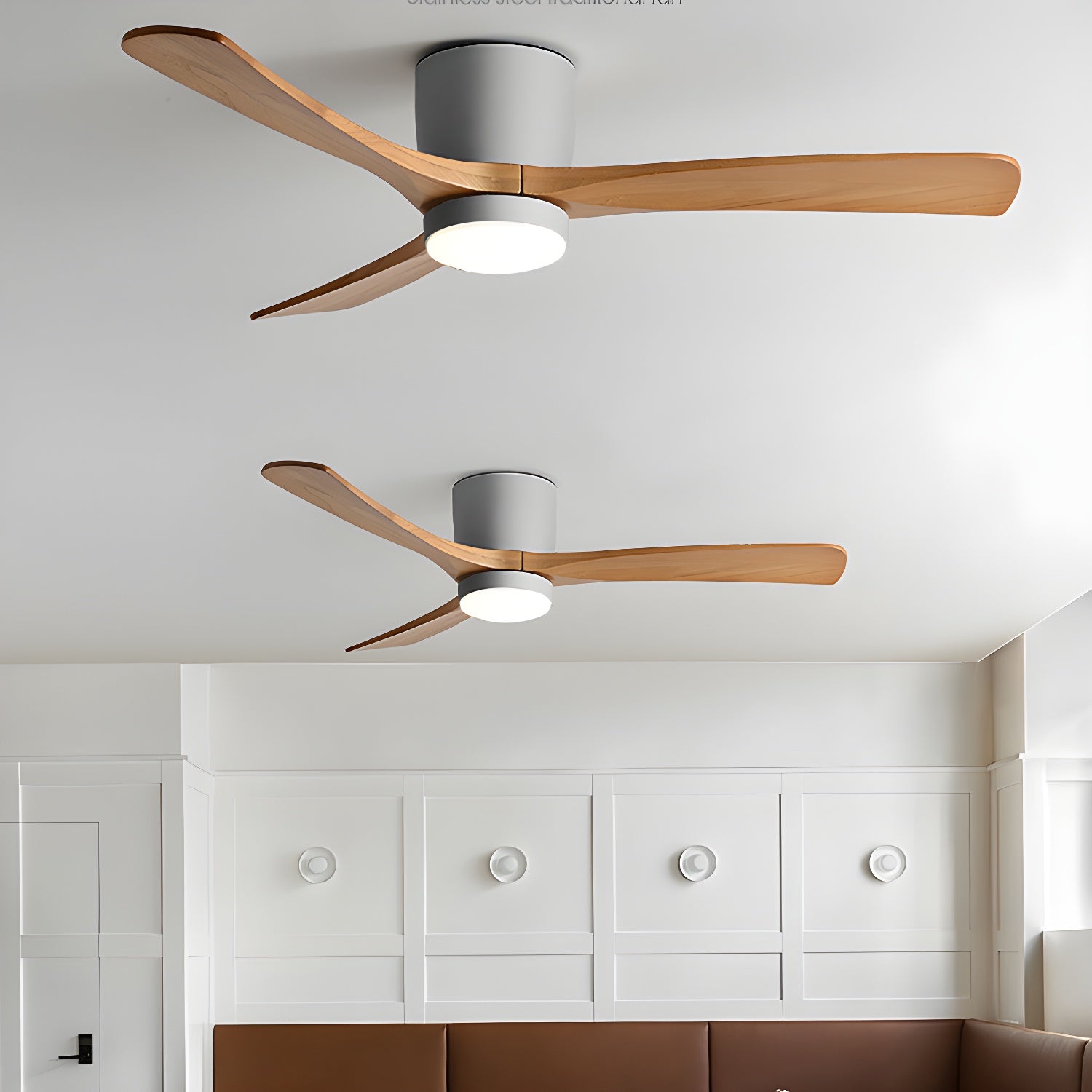 Ventilador de techo LED de madera Looma