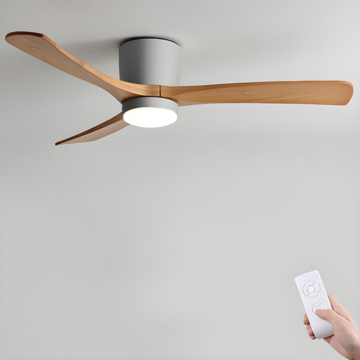 Ventilador de techo LED de madera Looma