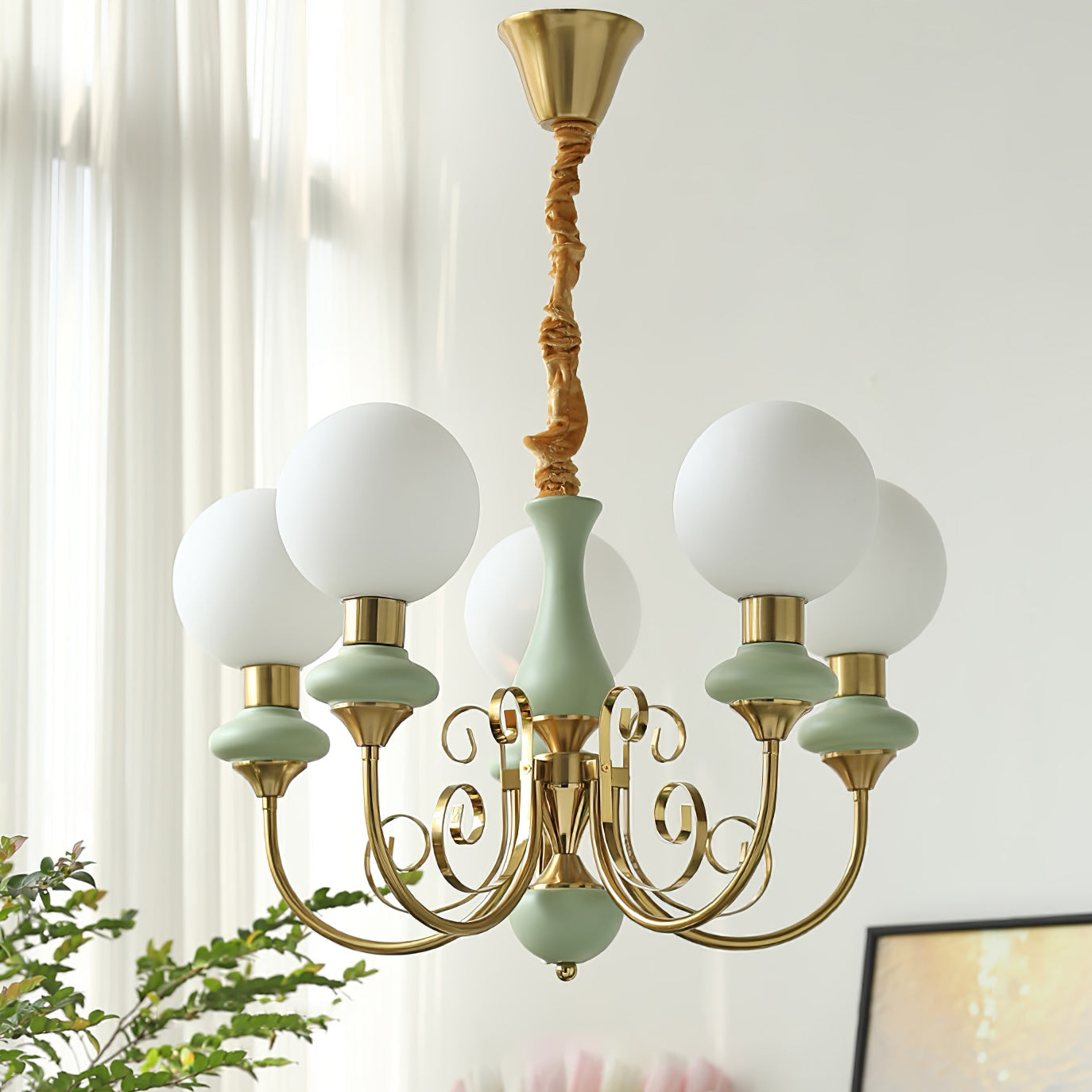 Lámpara de araña Miaella