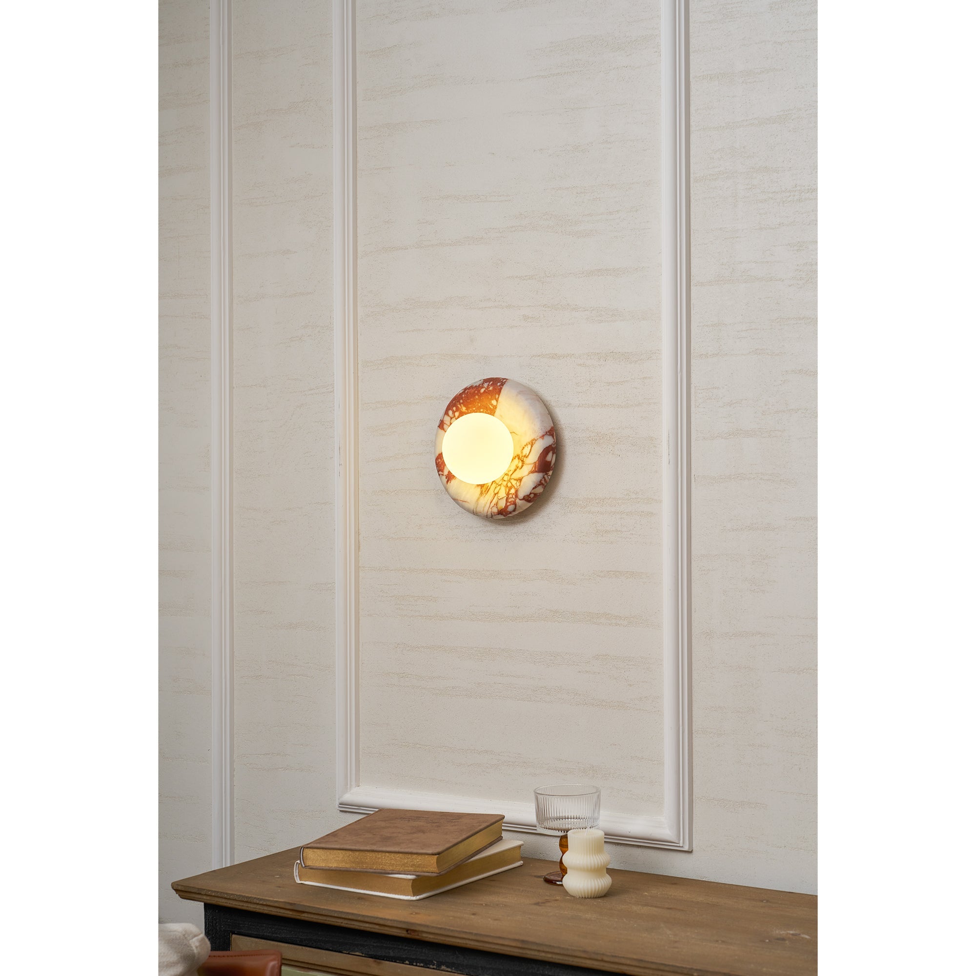 Aplique de pared globo Bori