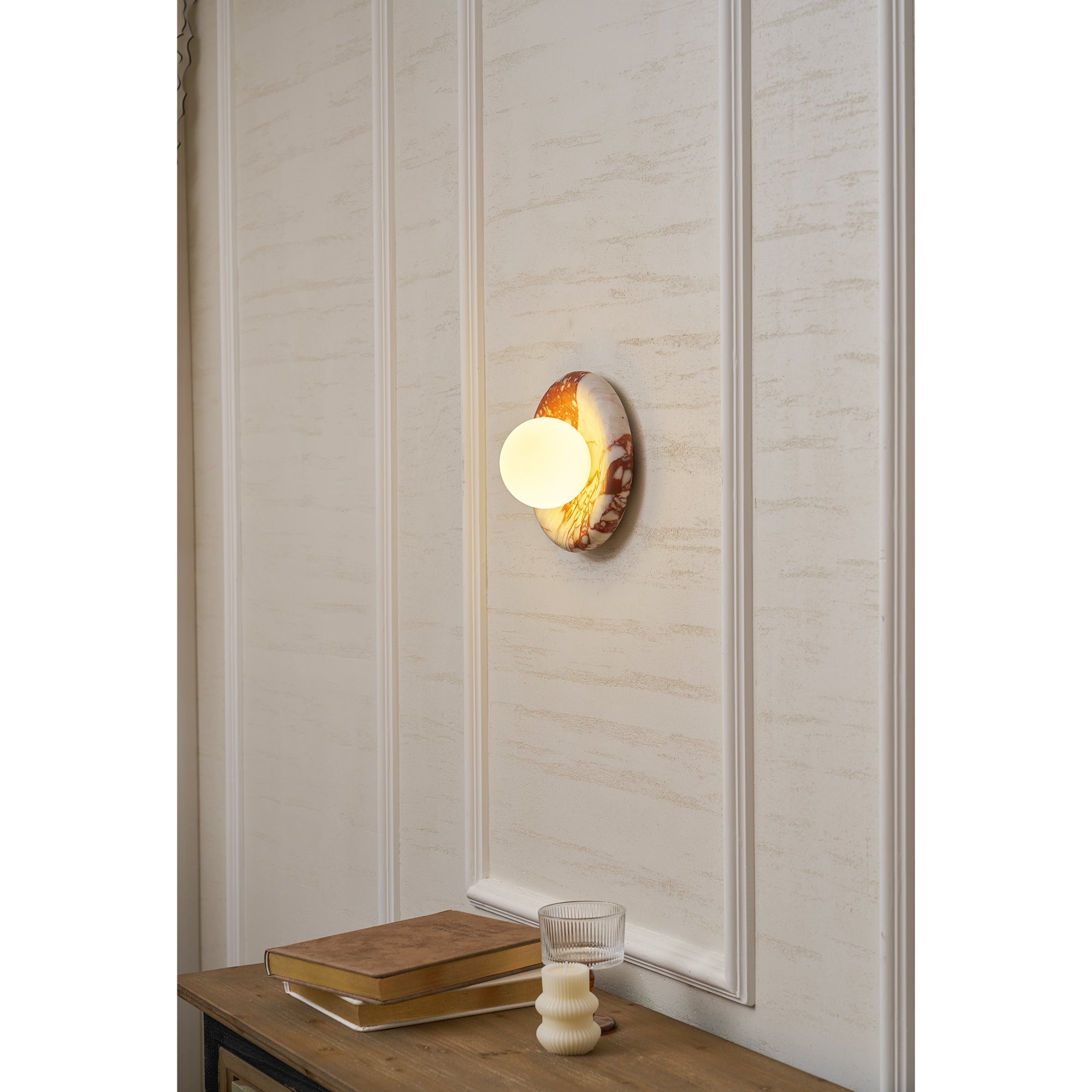 Aplique de pared globo Bori