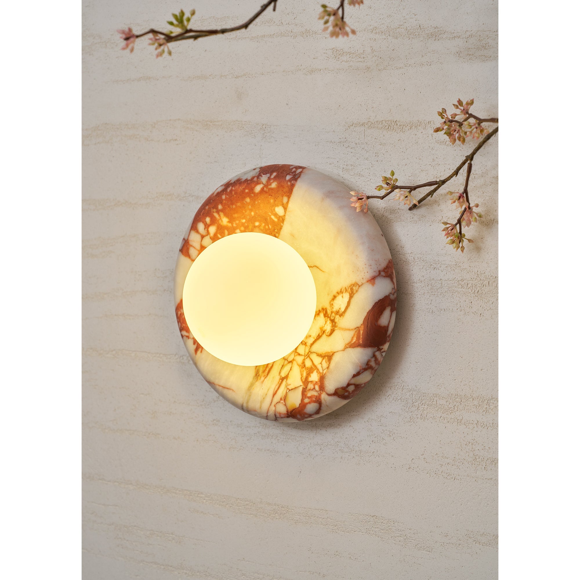 Aplique de pared globo Bori